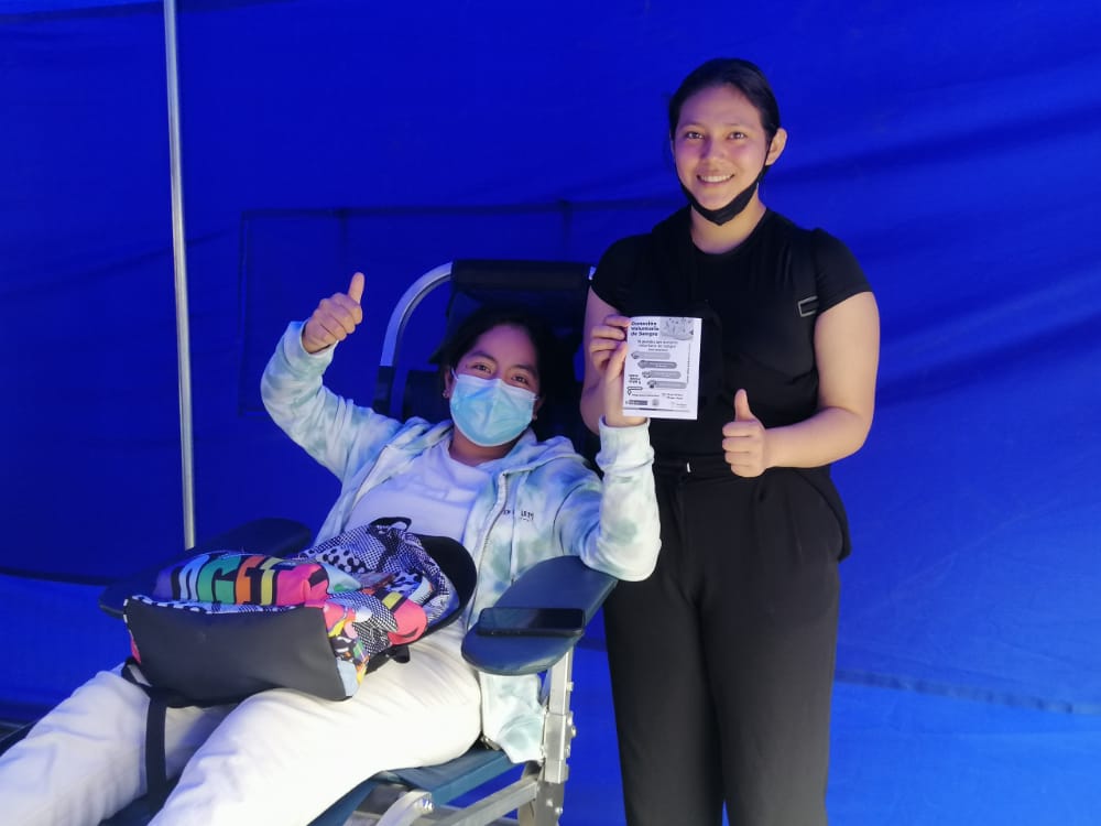 Campaña de donación voluntaria de sangre