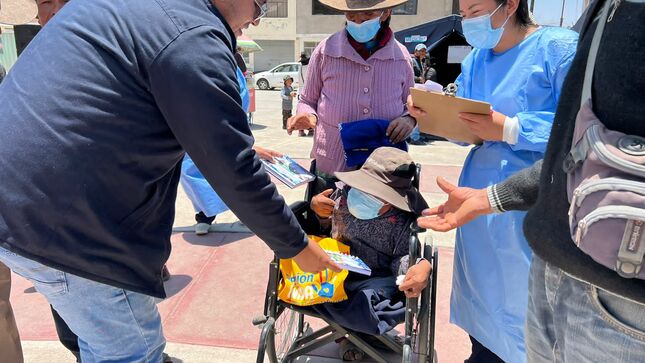 Llevamos salud e inclusión. 