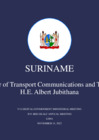Vista preliminar de documento Ministerio de Transporte, Comunicaciones y Turismo de Surinam