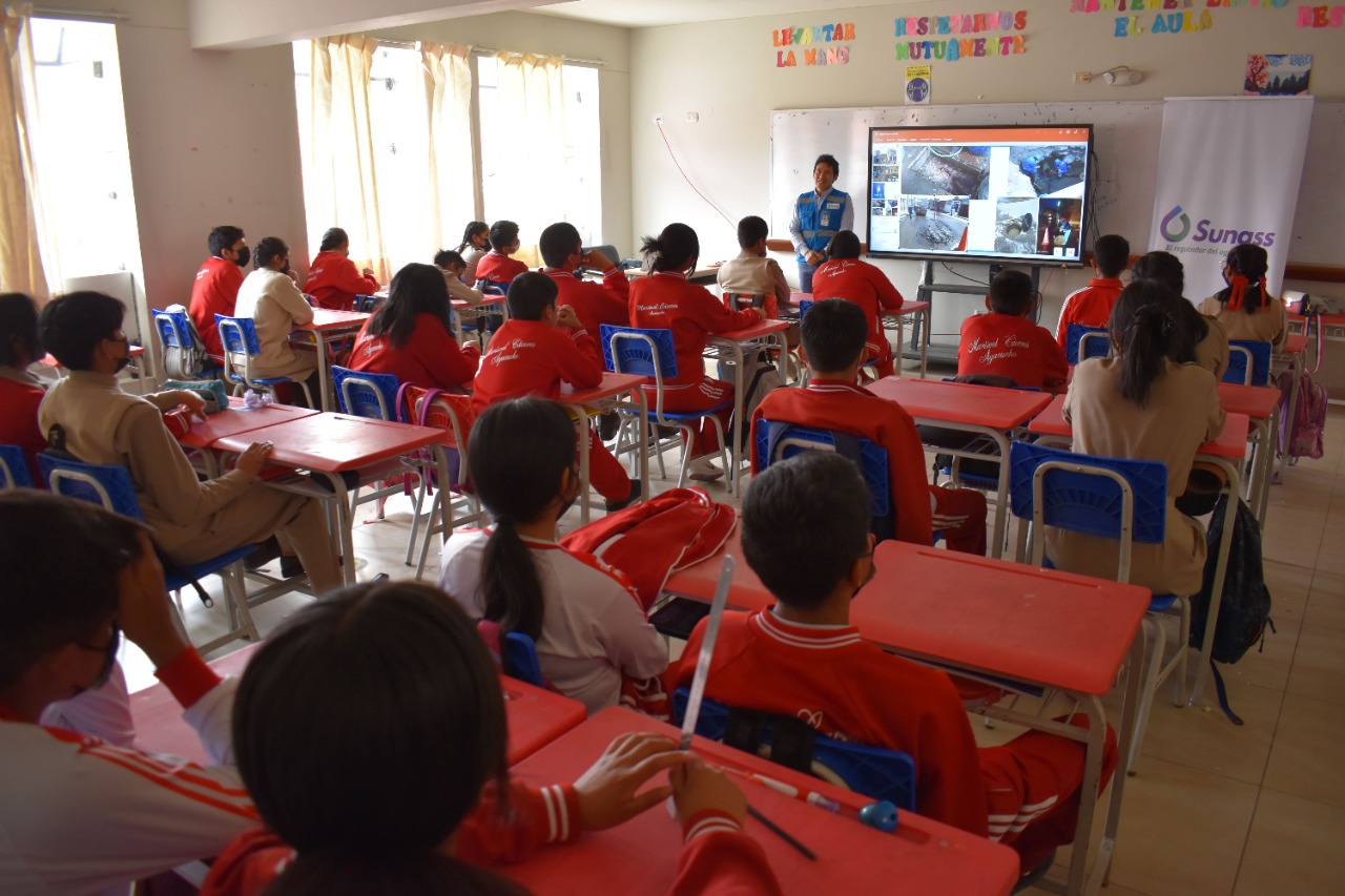 Sunass sensibiliza a escolares