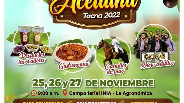 Tacna lidera producción aceitunera. 
