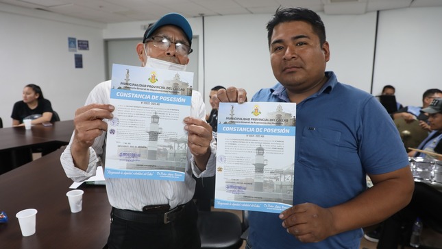 Beneficiamos a familias chalacas con títulos  de propiedad y constancias de posesión