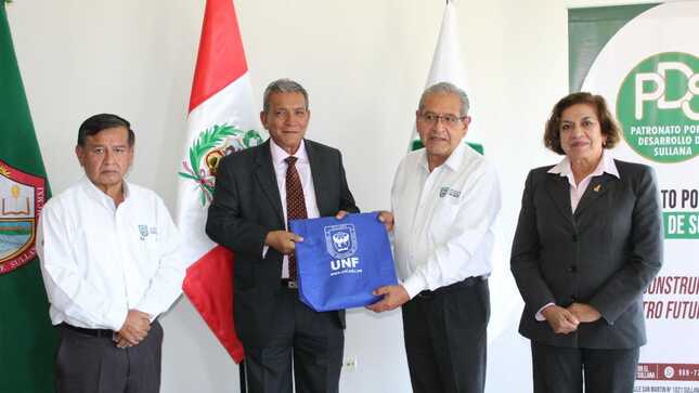 Alcalde electo de Sullana se reúne con autoridades de la Universidad Nacional de Frontera