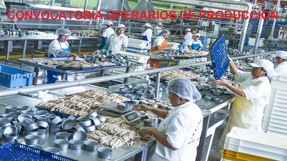Empresa pesquera solicita trabajadores operarios de producción