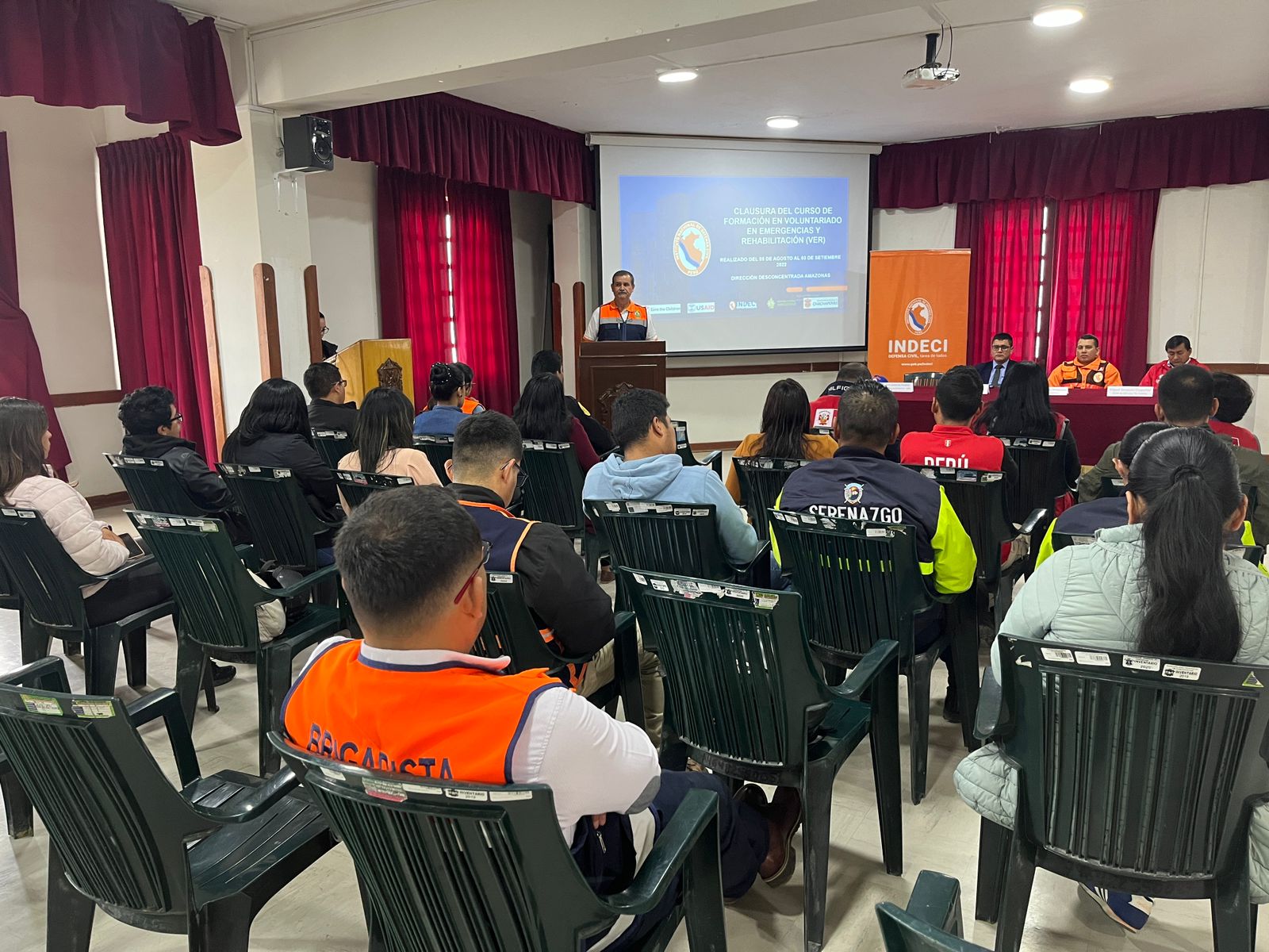 Clausura del curso “Formación de voluntariado en emergencia y rehabilitación”