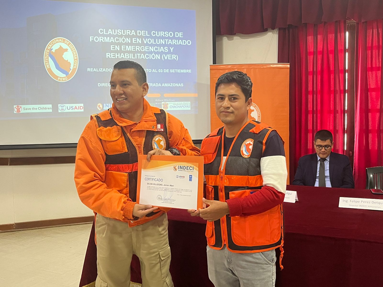Clausura del curso “Formación de voluntariado en emergencia y rehabilitación”