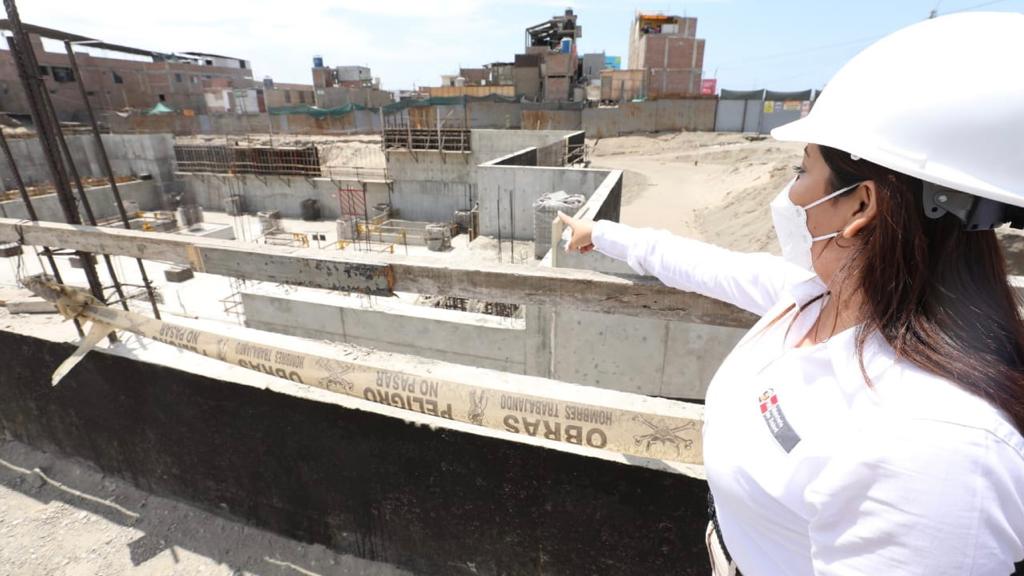 Ministra Kelly Portalatino aseguró el inicio del saldo de obra del Hospital Progreso del distrito de Chimbote antes de fin de año