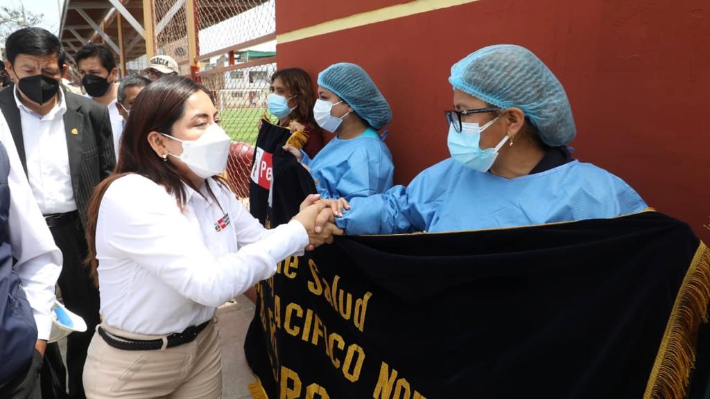 Ministra Kelly Portalatino aseguró el inicio del saldo de obra del Hospital Progreso del distrito de Chimbote antes de fin de año