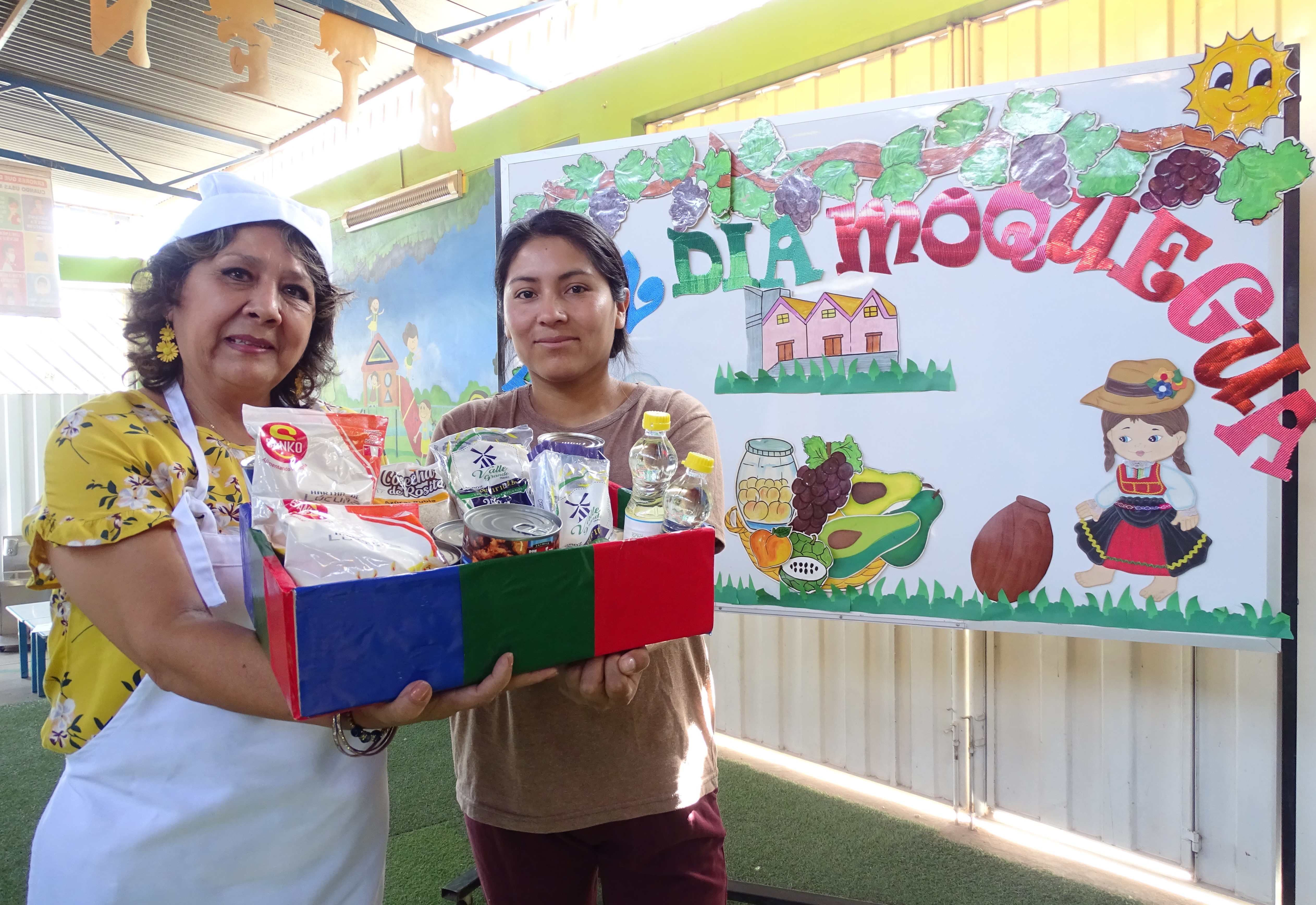 Alimentos para consumo de escolares en Moquegua