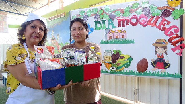 Alimentos para consumo de escolares en Moquegua