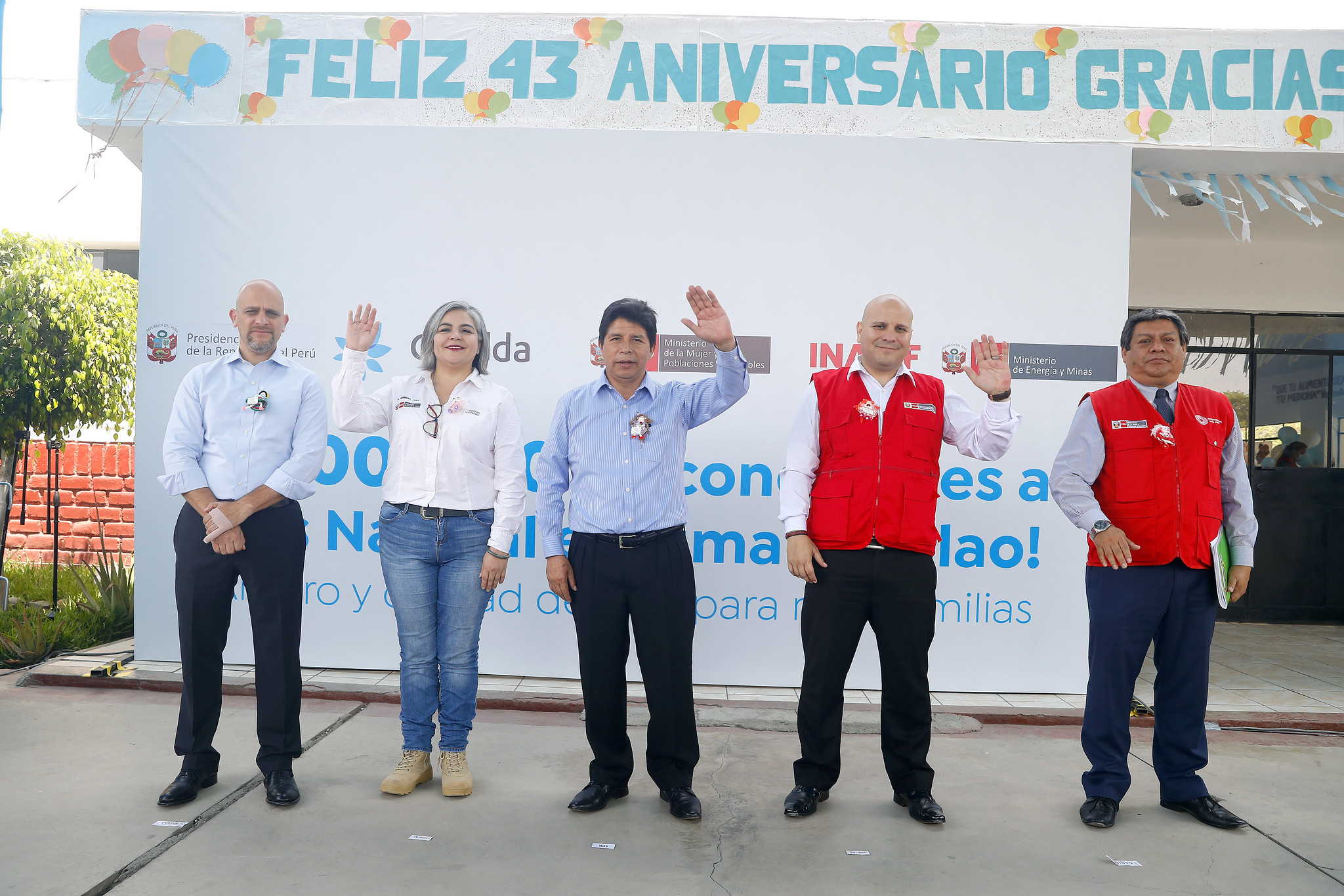 Presidente Pedro Castillo participó en la ceremonia de conexión a gas domiciliario número un millón y medio de Lima y Callao.