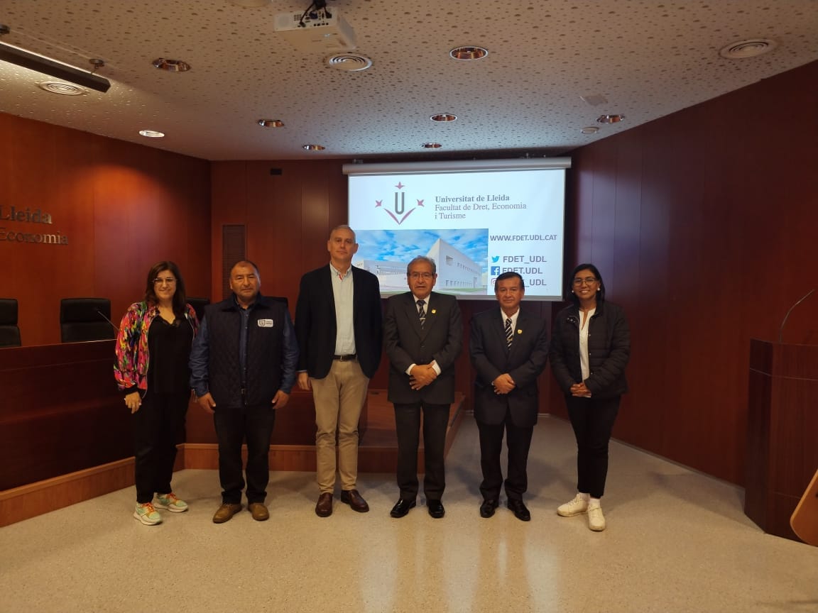 UNF y Universidad De Lleida, Cataluña – España suscriben convenio de cooperación internacional