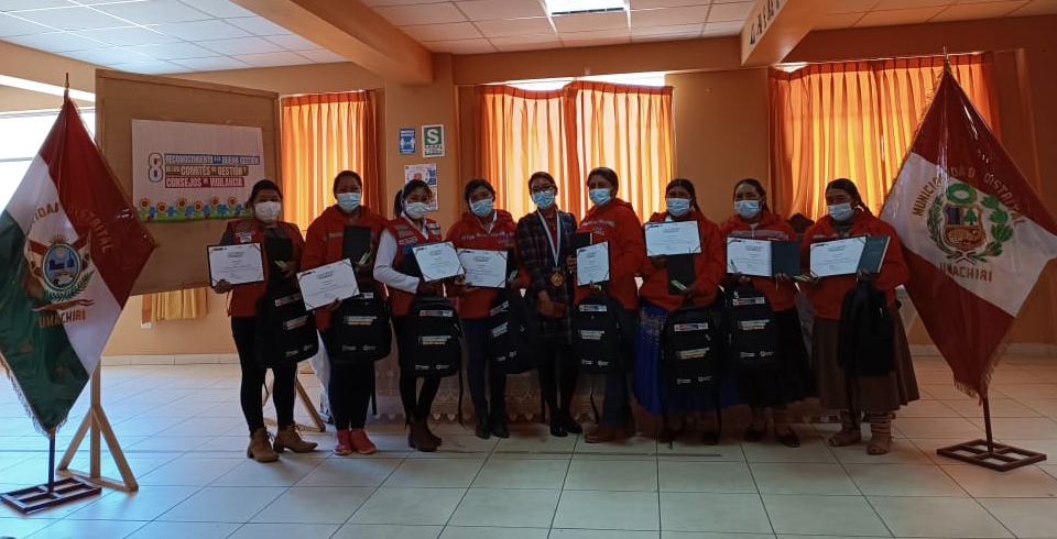 Reconocimiento a comités de gestión y consejos de vigilancia - Puno