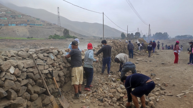 Ministerio de Cultura dirigió jornada de limpieza y mantenimiento en sitio arqueológico Cerro Macatón en Huaral