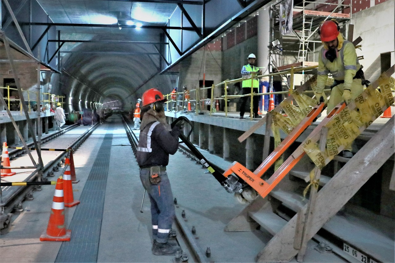 Culminaron las obras civiles en la última estación de la Línea 2 del Metro ubicada en Ate