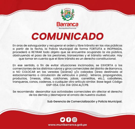 Comunicado reiterativo N°4 