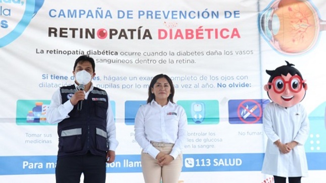 Participación de la Ministra de Salud en la Campaña de prevención de retinopatía diabética realizada en el INO