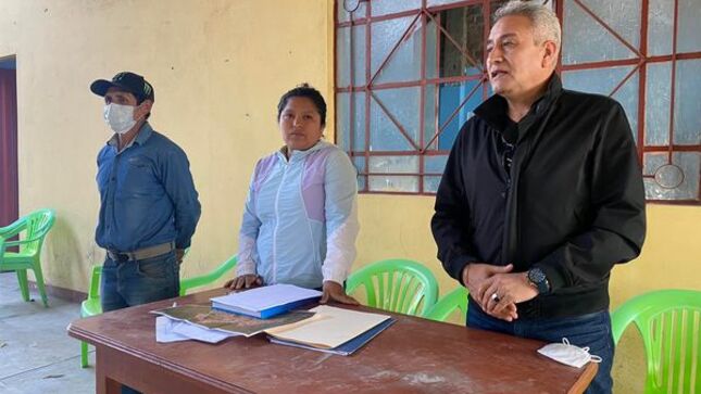 Alcalde sostiene reunión con vecinos del Centro Poblado Virgen de las Mercedes