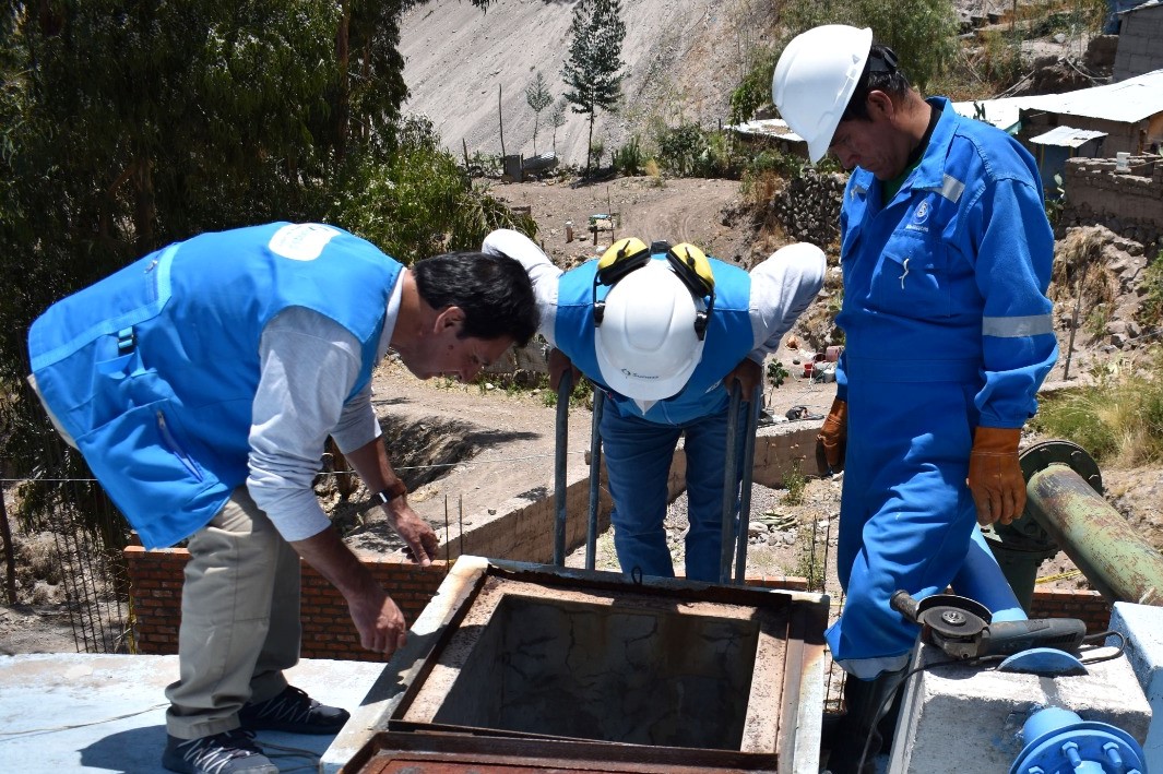 Sunass monitorea trabajos de limpieza y desinfección