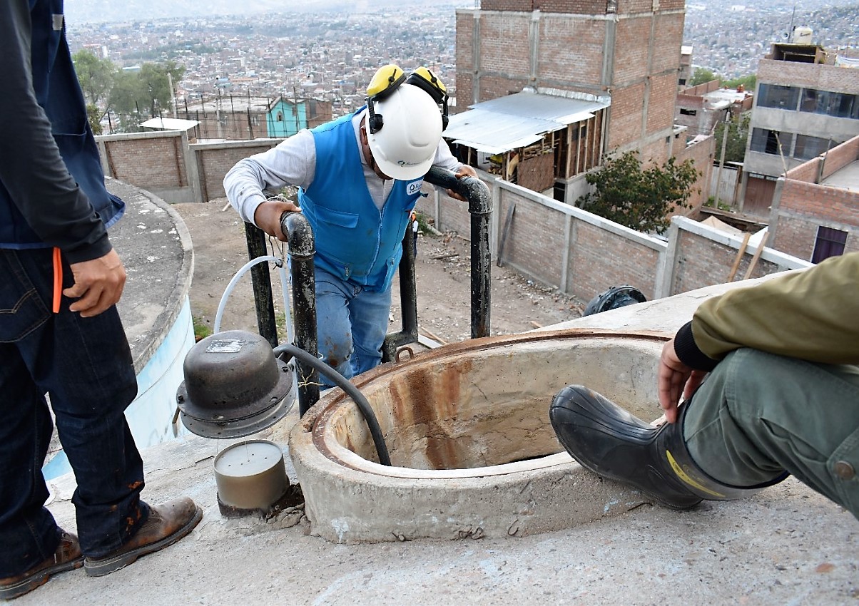 Sunass monitorea trabajos de limpieza y desinfección