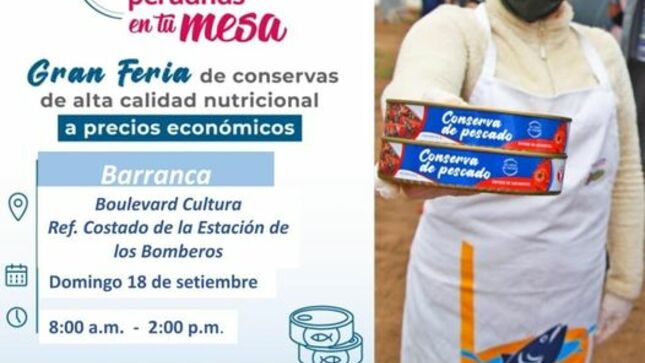 Gran feria de conservas peruanas