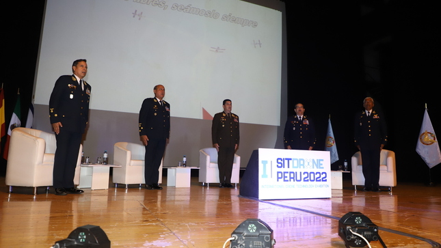 Fuerza Aérea del Perú inauguró I Salón Internacional Tecnológico de Drones - SITDRONE 2022 