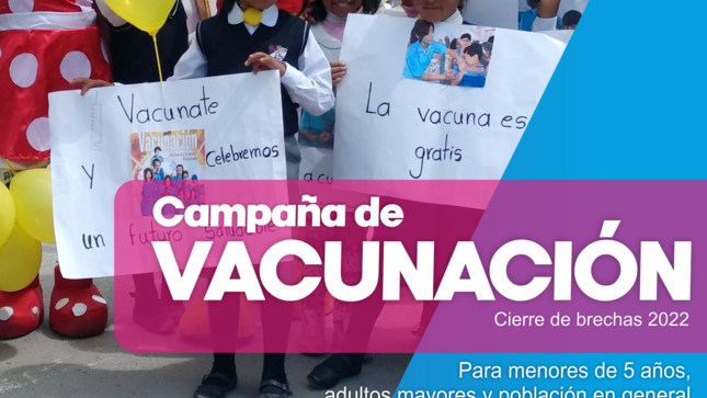 Banner de la Campaña de Vacunación