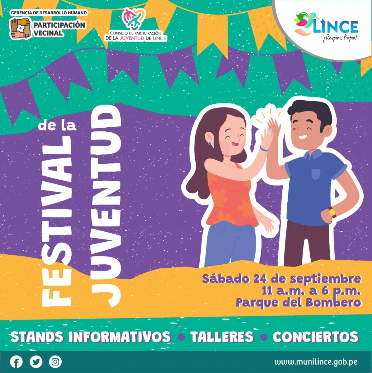 por el día de la juventud