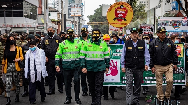 Lince: PNP refuerza seguridad en calles de la jurisdicción