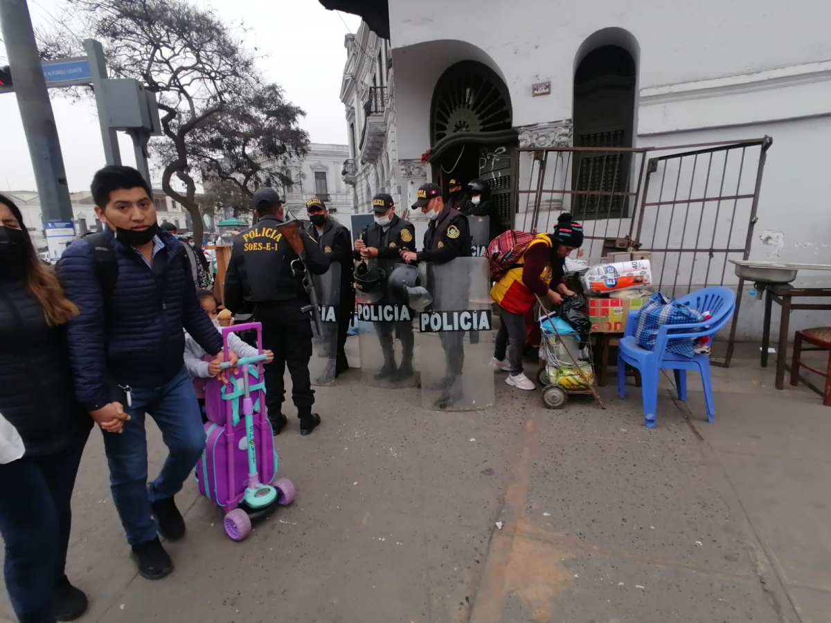 Recuperación de inmueble en el Jr. Paraguay