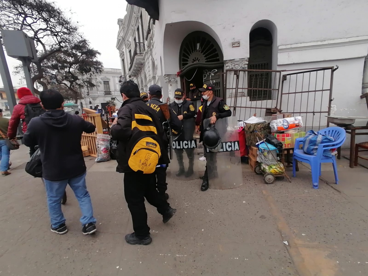 Recuperación de inmueble en el Jr. Paraguay