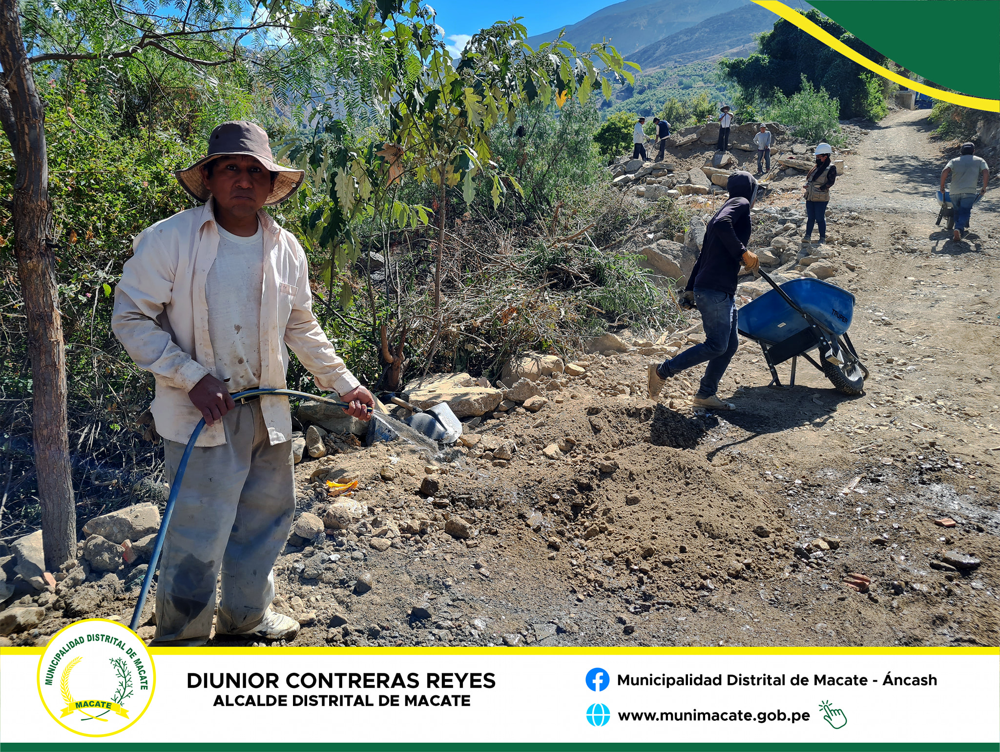 Trabajo concluyó con el relleno de la trocha