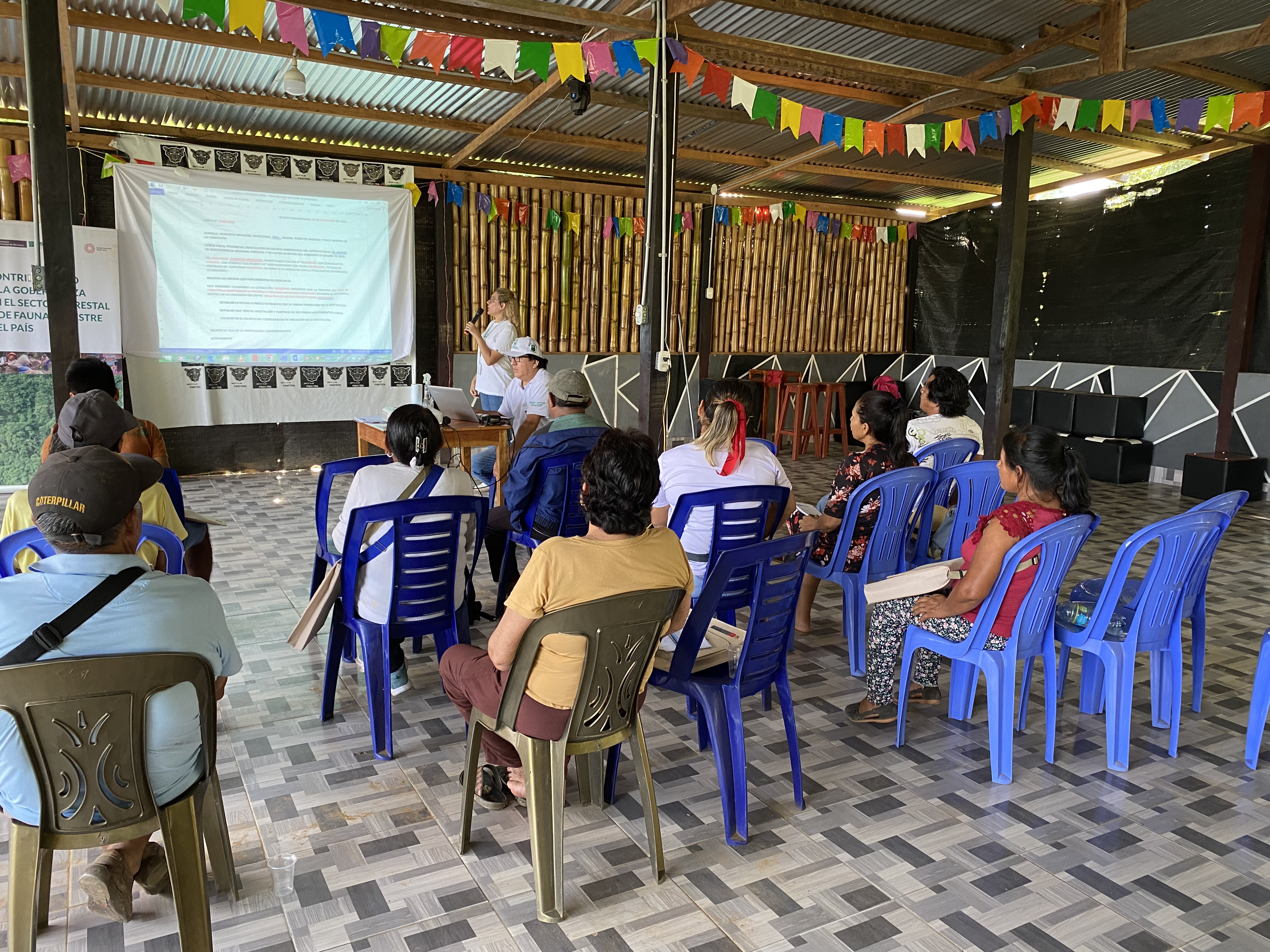 Primer taller en Madre de Dios