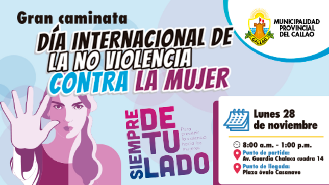 Madres chalacas marchan contra la violencia contra la mujer
