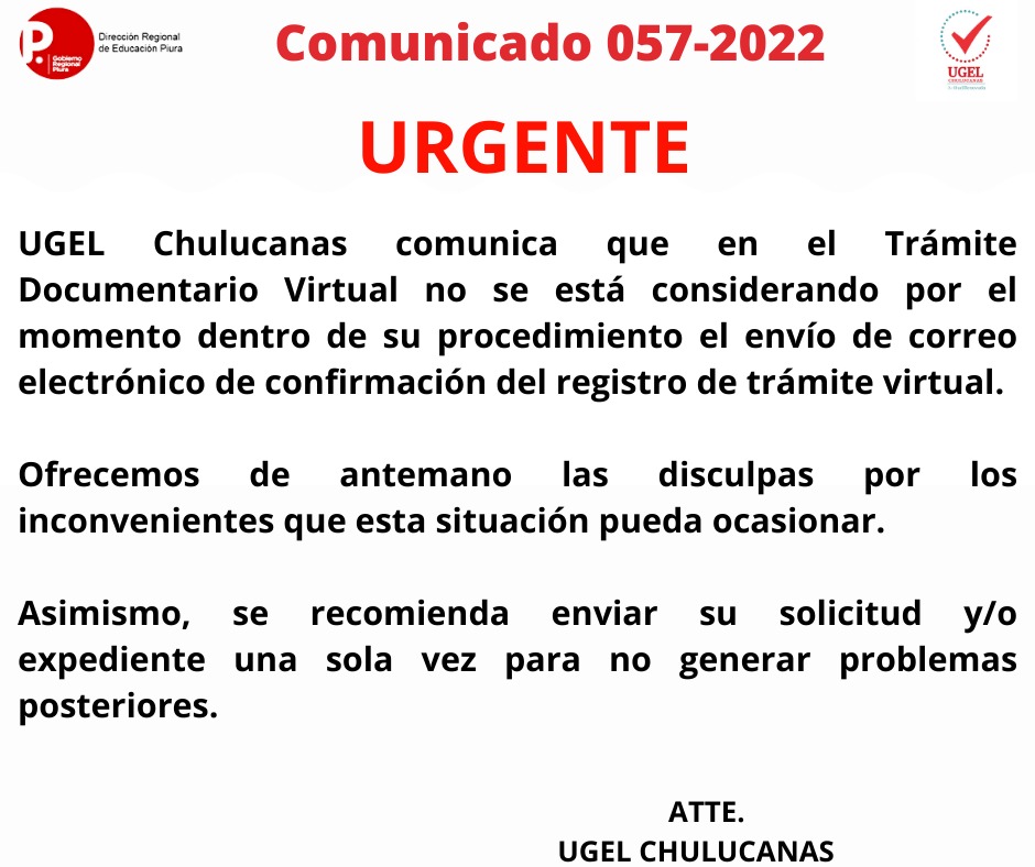 URGENTE