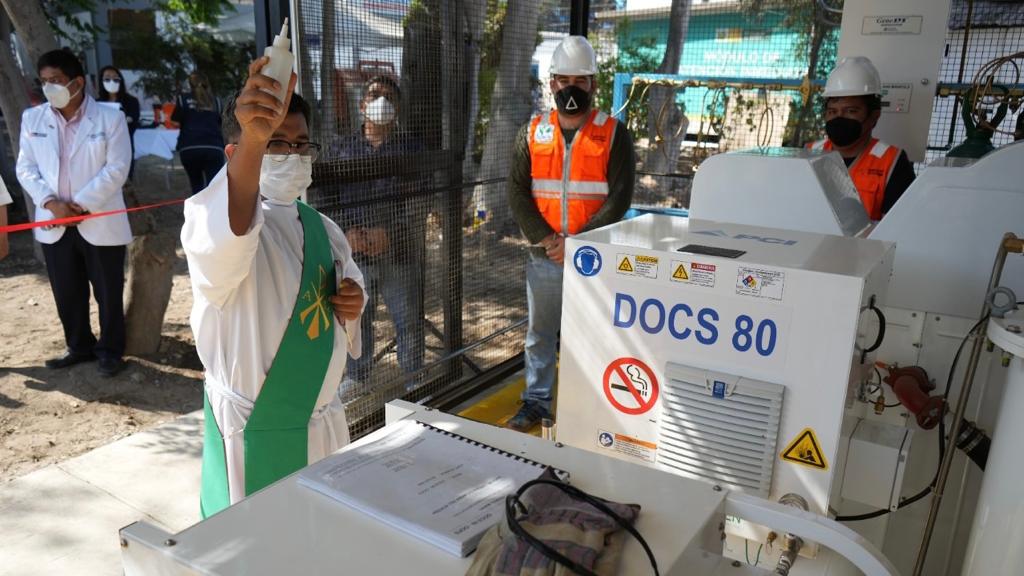 Diris Lima este inauguró nueva planta de oxígeno medicinal en el Centro Materno Infantil San Fernando
