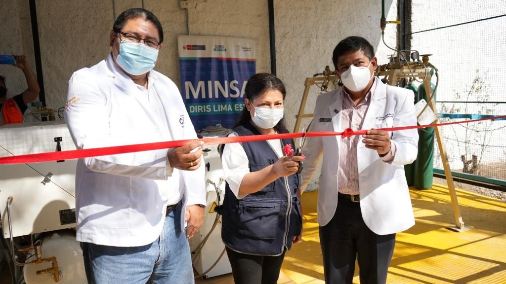 Diris Lima este inauguró nueva planta de oxígeno medicinal en el Centro Materno Infantil San Fernando