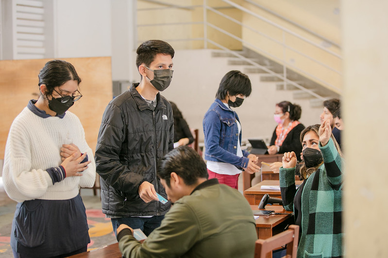 Postulante apto al Examen de Preselección de Beca 18 el día de la prueba