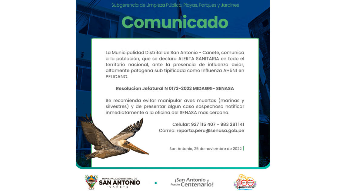Amigo Sanantoniano, recuerda seguir las indicaciones señaladas.