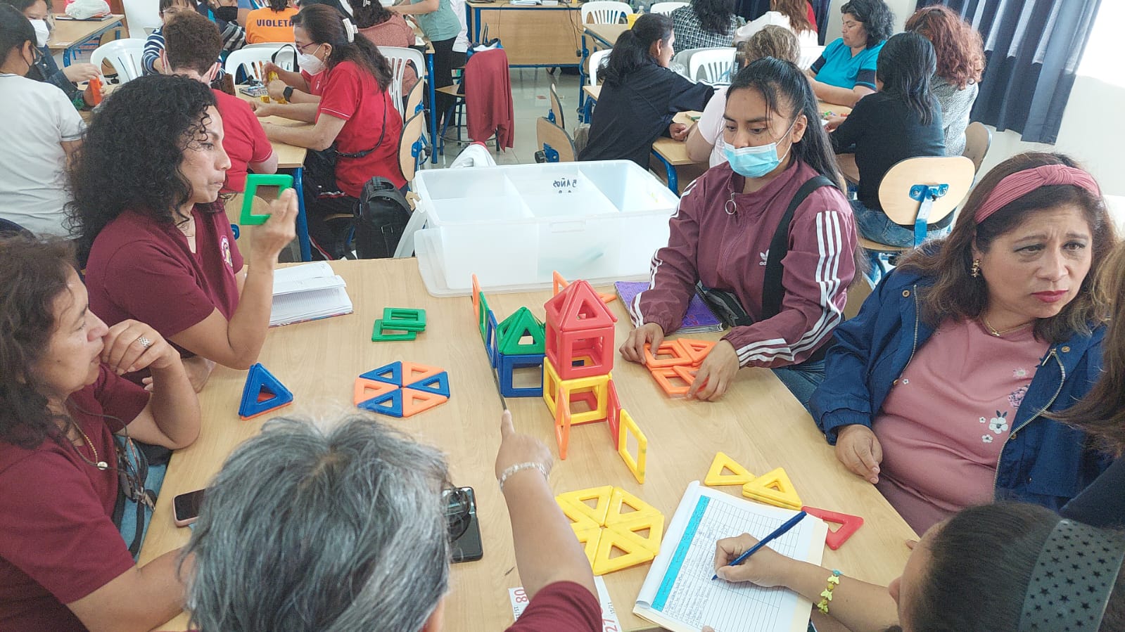 Tema: Competencia matemática Resuelve problemas de cantidad
Se contó con la participación de docentes del nivel inicial de los distritos de Trujillo Huanchaco y Víctor Larco Herrera
El día miércoles 23 de noviembre en las instalaciones de la I. E. N° 81026 Andrés Avelino Cáceres.
