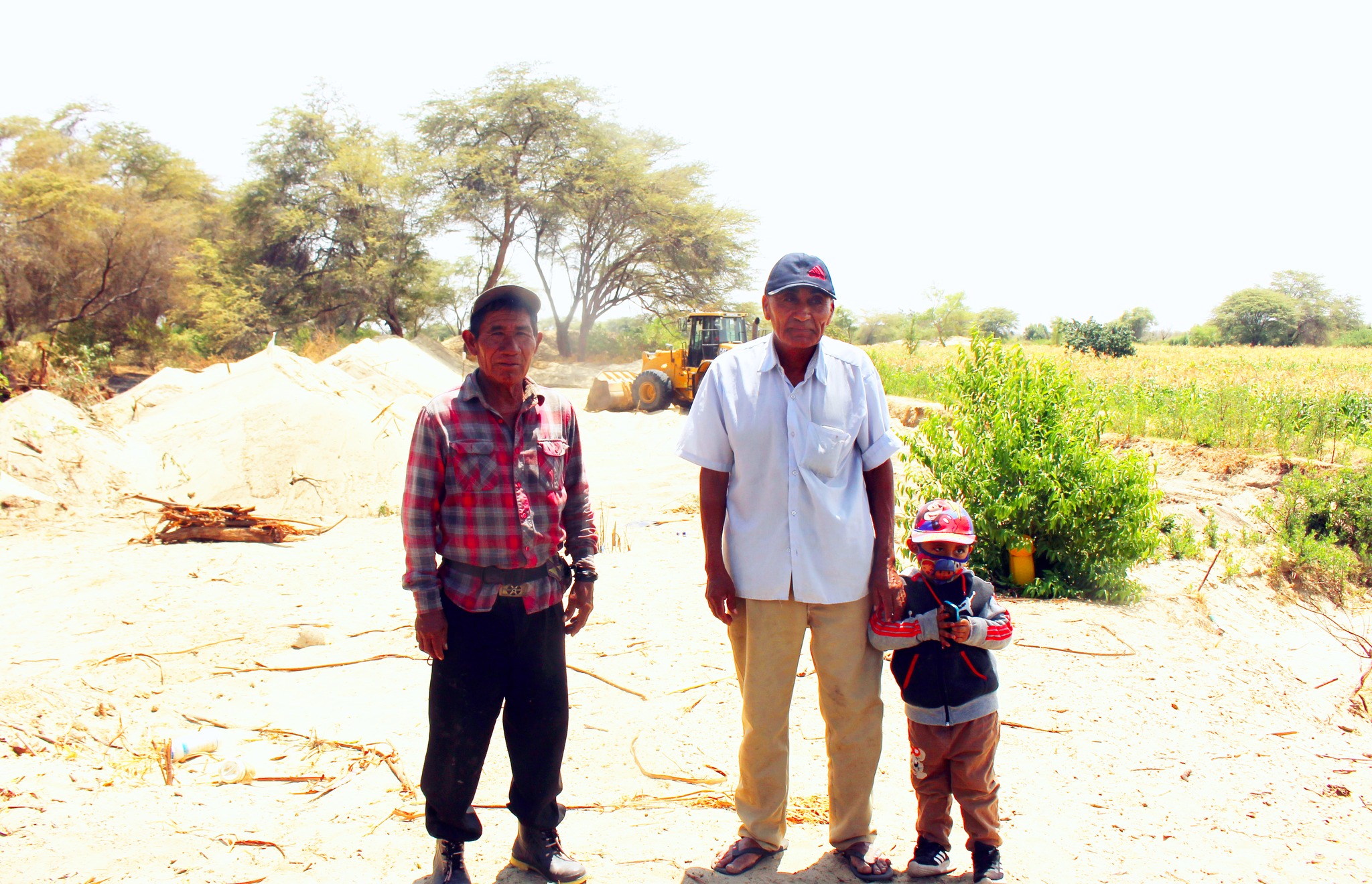 Maquinaria Realiza Trabajos en Terreno Agrícola