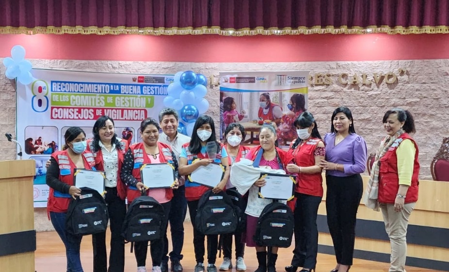Reconocimiento a comités de gestión y consejos de vigilancia - TACNA