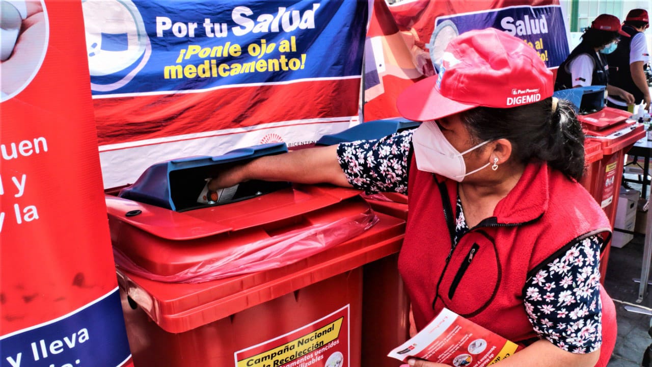 Digemid lanzará la campaña nacional “Recojo de medicamentos vencidos y no utilizables en el hogar”