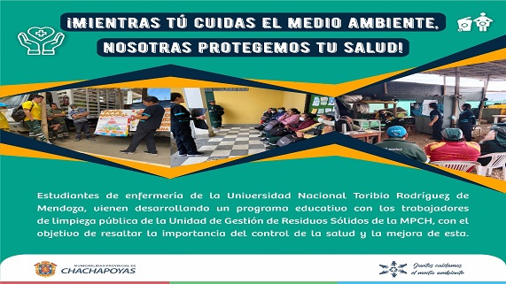 Programa educativo “Mientras tú cuidas el medio ambiente, nosotras protegemos tu salud”