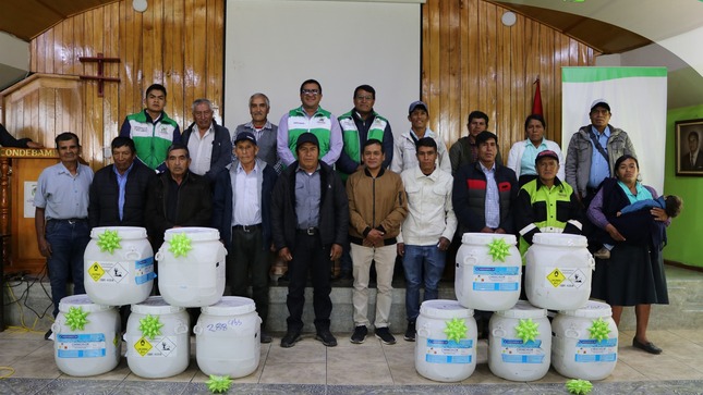 Se realizó una importante entrega de materiales para el consumo de agua segura a 10 Jass del Distrito de Condebamba💧.