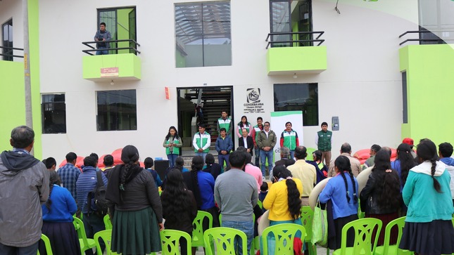 En convenio con Agro Rural se llevó a cabo la entrega de semilla de avena forrajera a 160 productores de cuy y leche de nuestro distrito de Condebamba.