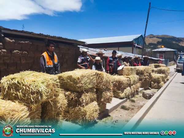 Municipalidad provincial de Chumbivilcas, entregó bienes de ayuda humanitaria a damnificados por incendios forestales