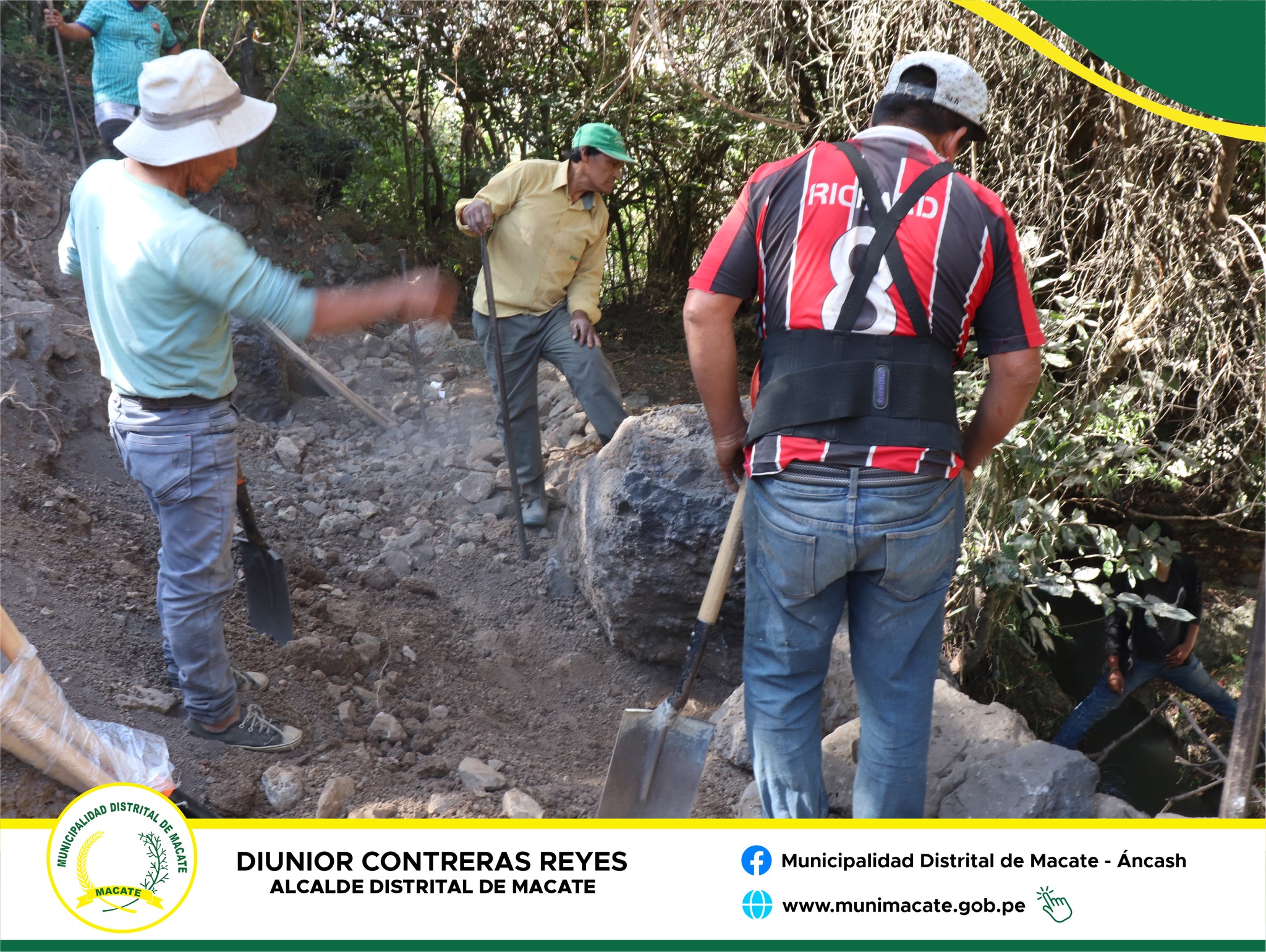 La obra se inició en la zona de Pichisha, en Huanroc, y tiene como meta ser ejecutado hasta Macate