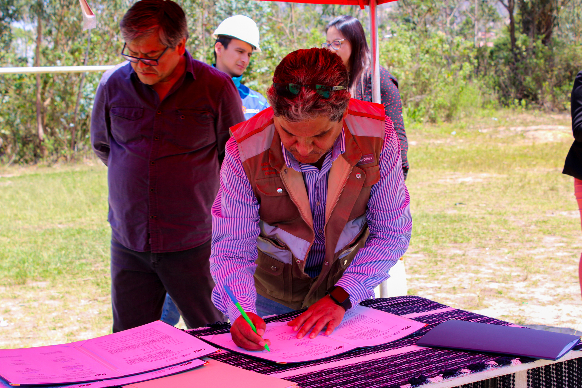 Municipalidad Provincial de Chachapoyas entregó terreno para la edificación del Parque Cultural Bicentenario