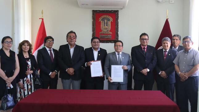 Convenio  GRT y UNJBG. 
